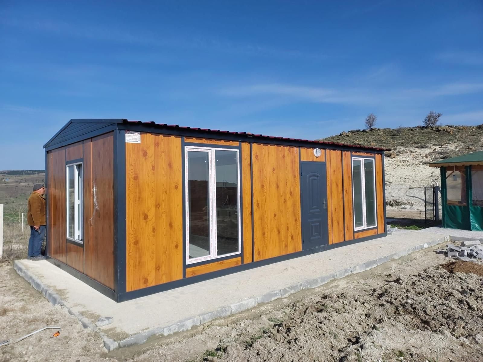 4x8 - 32m2 - Çatılı Konteyner Ev Ankara