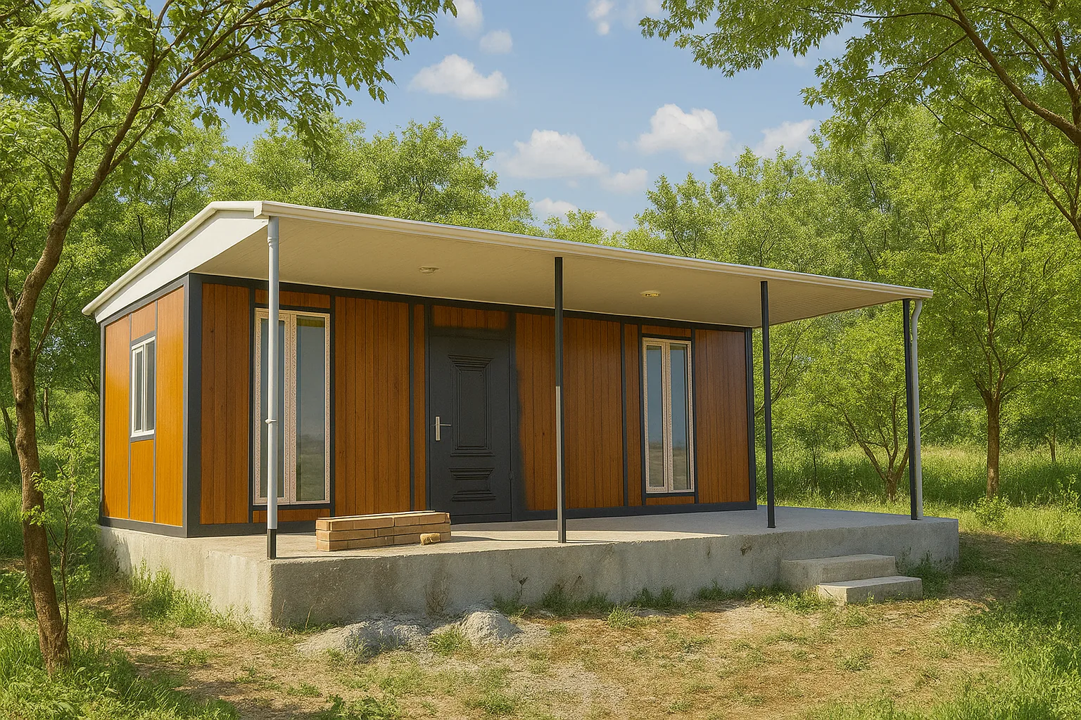 Verandalı Konteyner 
